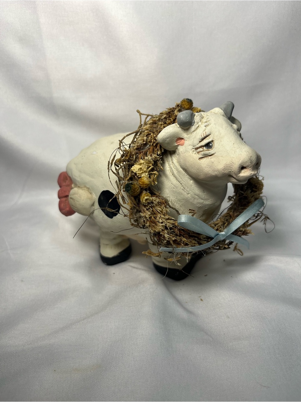 Vintage‎ 1991 Dreamsicles Cow Standing Figure Cast Art Industries Kristin Signed